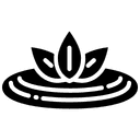 Icono de gotas cosméticas